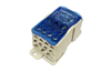 Distribution Block Al/Cu, 185mm²|10Nm/ 2x35mm²|4Nm, 5x16mm²|2.5Nm, 4x10mm²|2Nm 400A 690VAC, TS35, mounting plate